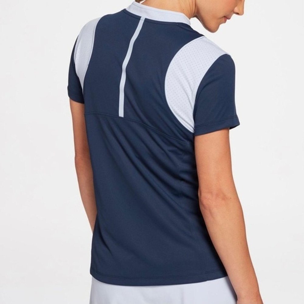 NWT Slazenger Women's Perforated Golf Polo - Picture 2 of 3